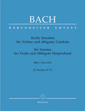 Six Sonatas for Violin and Obbliagato Harpsichord