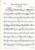 Three Romantic Cities for Brass Band (4-part Level 2) - Joop de Winter