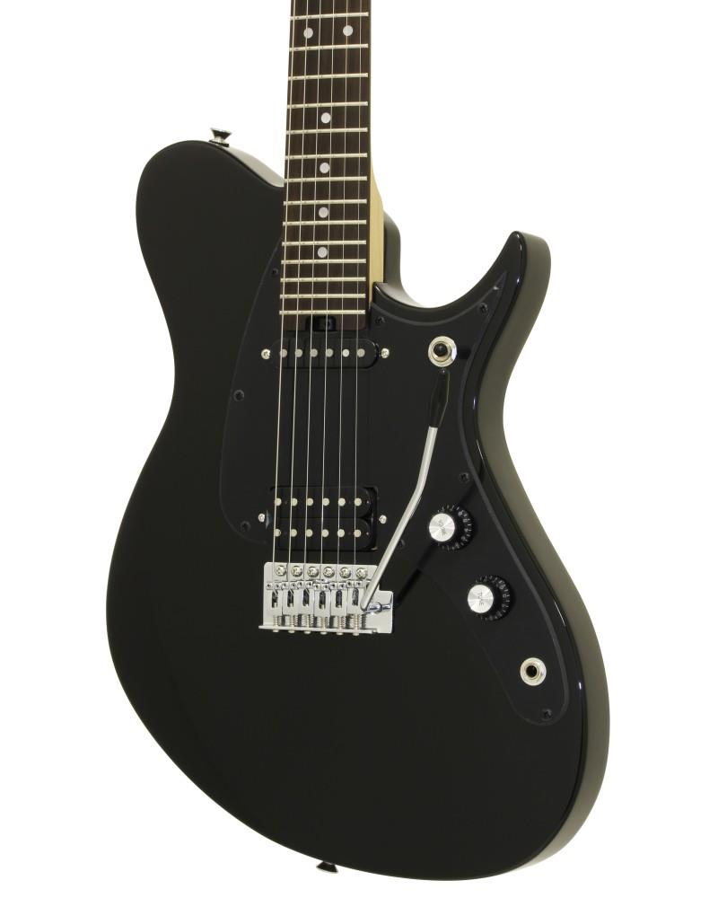Aria Solid Body Electric Guitar Black