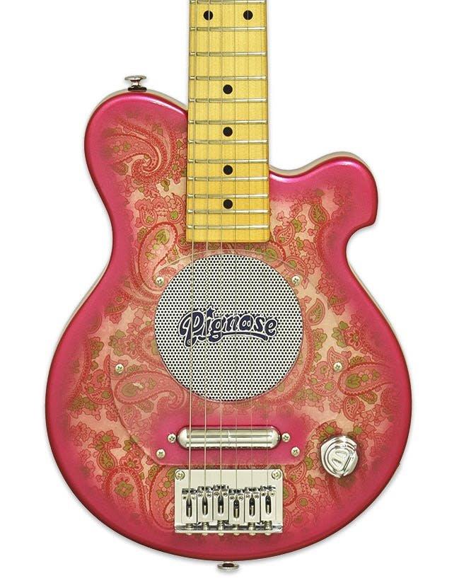 Aria Pignose Electric Guitar pink