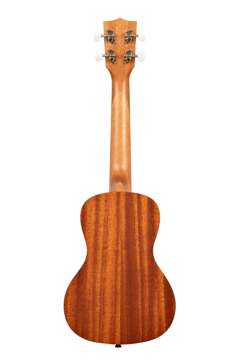 Kala Hibiscus Concert Ukulele in Mahogany with Bag