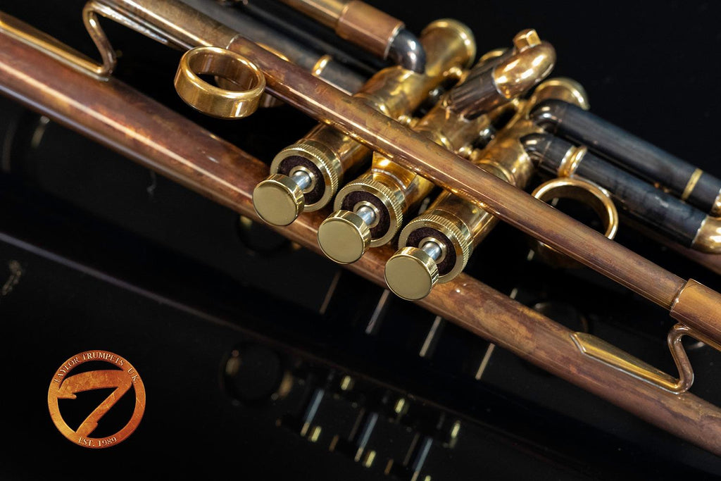 Taylor Piranha Bb Trumpet - Patina Finish