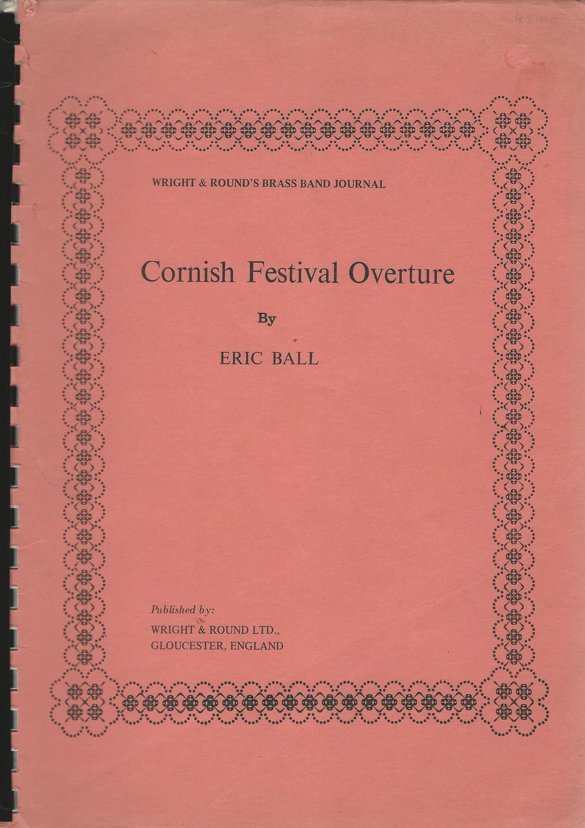 Cornish Festival Overture for Brass Band - Eric Ball
