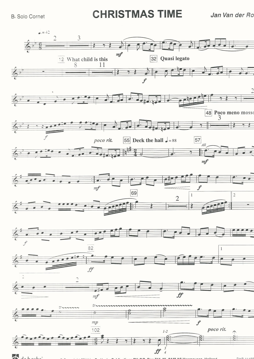 Christmas Time for Brass Band - Jan Van der Roost