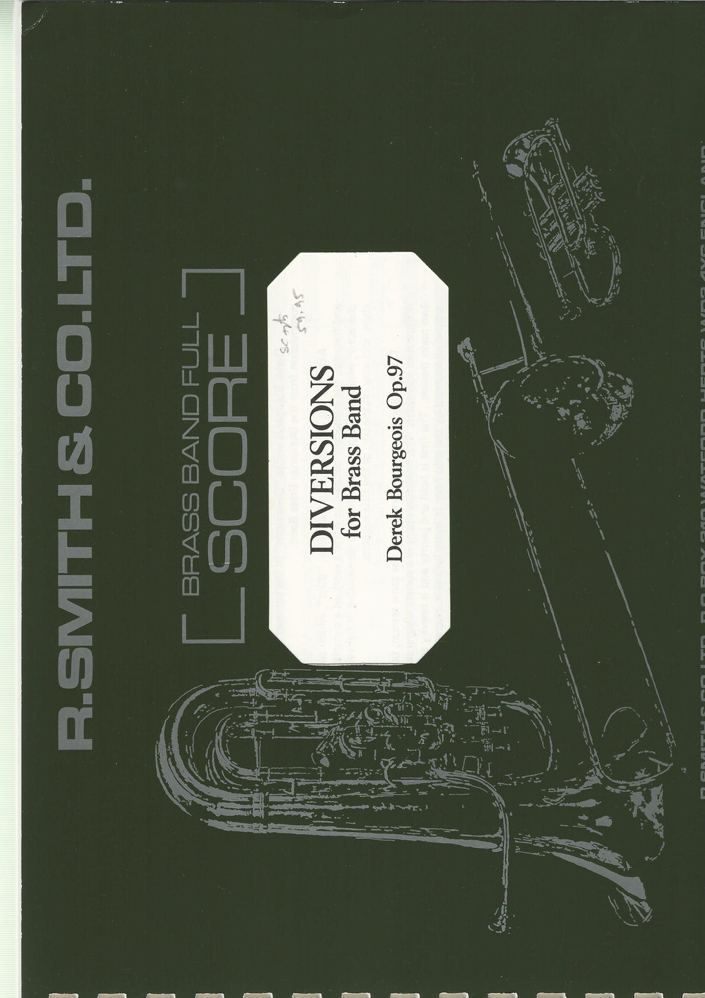Diversions for Brass Band - Derek Bourgeois Op. 97
