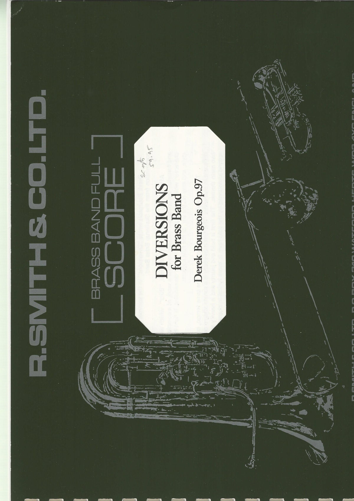 Diversions for Brass Band - Derek Bourgeois Op. 97
