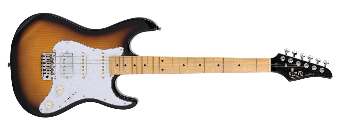 Sceptre Ventana Deluxe 2 Tone Sunburst Walnut F/Board