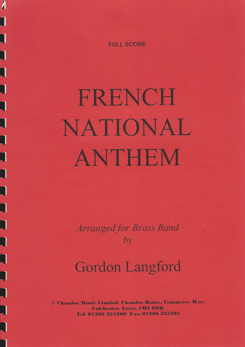 French National Anthem for Brass Band - Gordon Langford