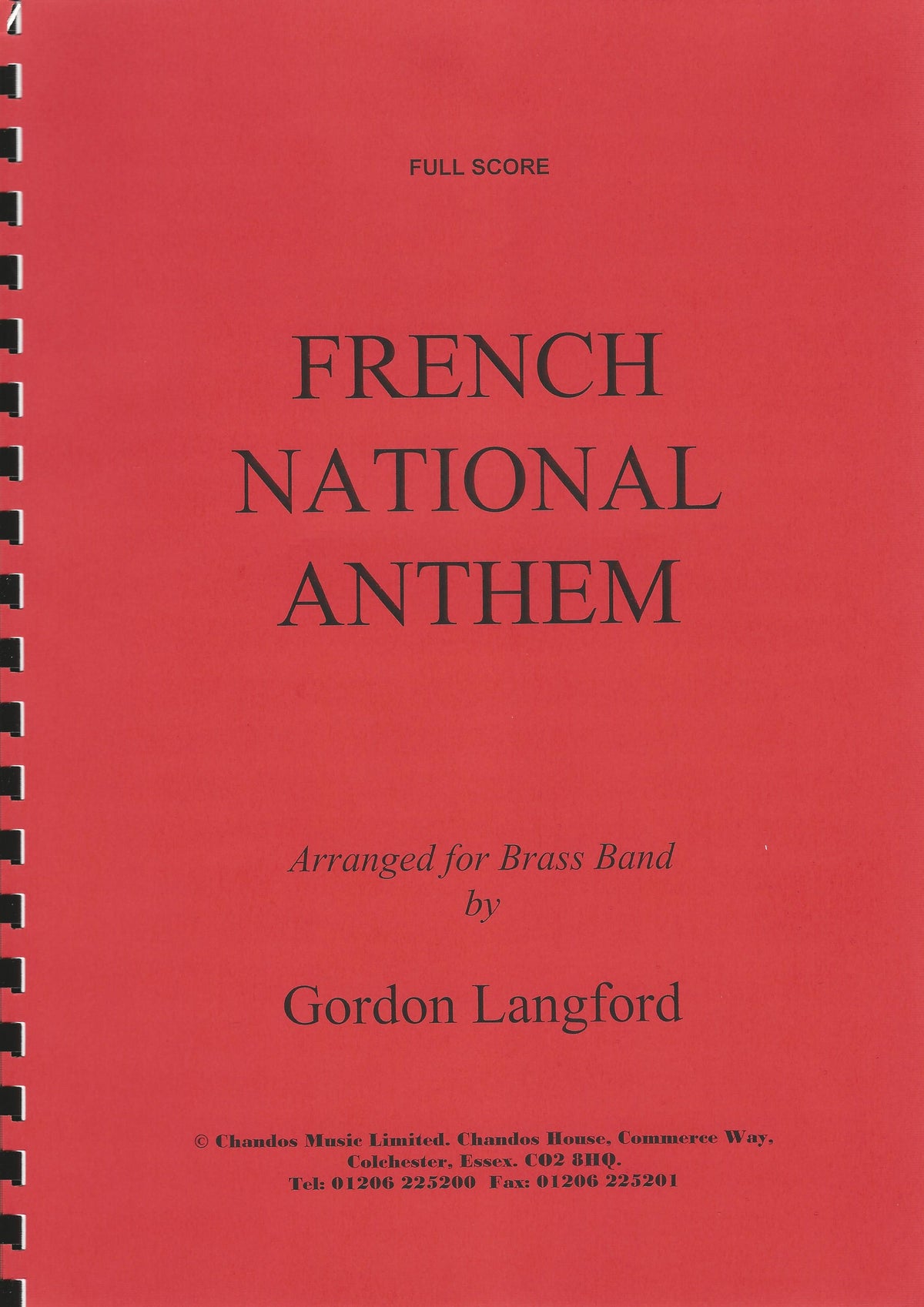 French National Anthem for Brass Band - Gordon Langford