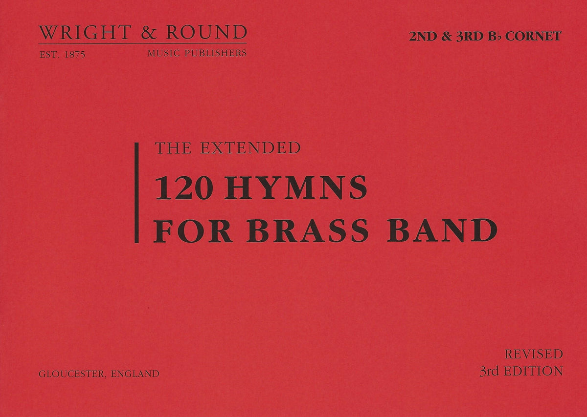 120 Hymns for Brass Band 2nd/3rd Cornet