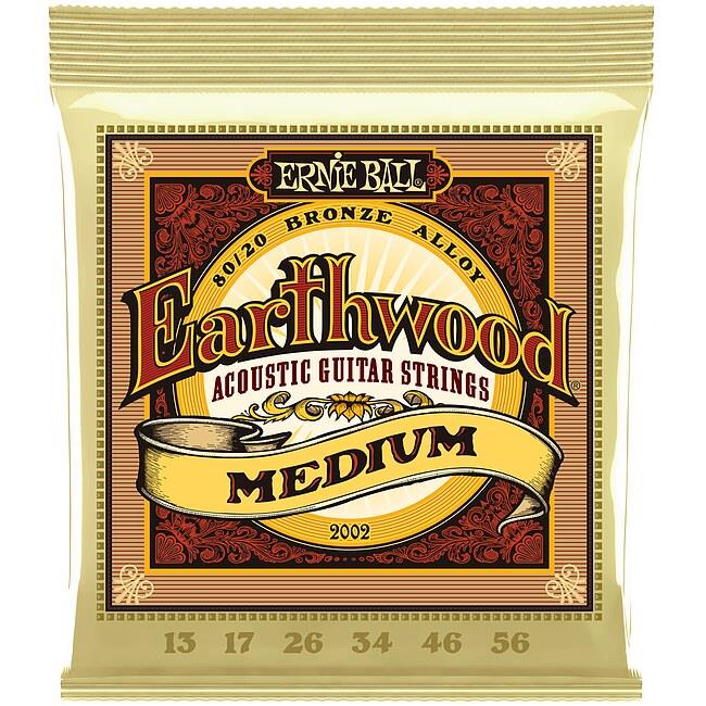 Earthwood 80/20 Bronze Medium Strings 13-56