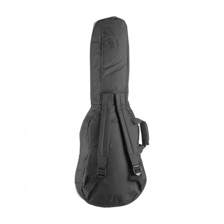 Stagg Basic series water repellent padded nylon bag for 3/4 folk, western or dreadnought guitar