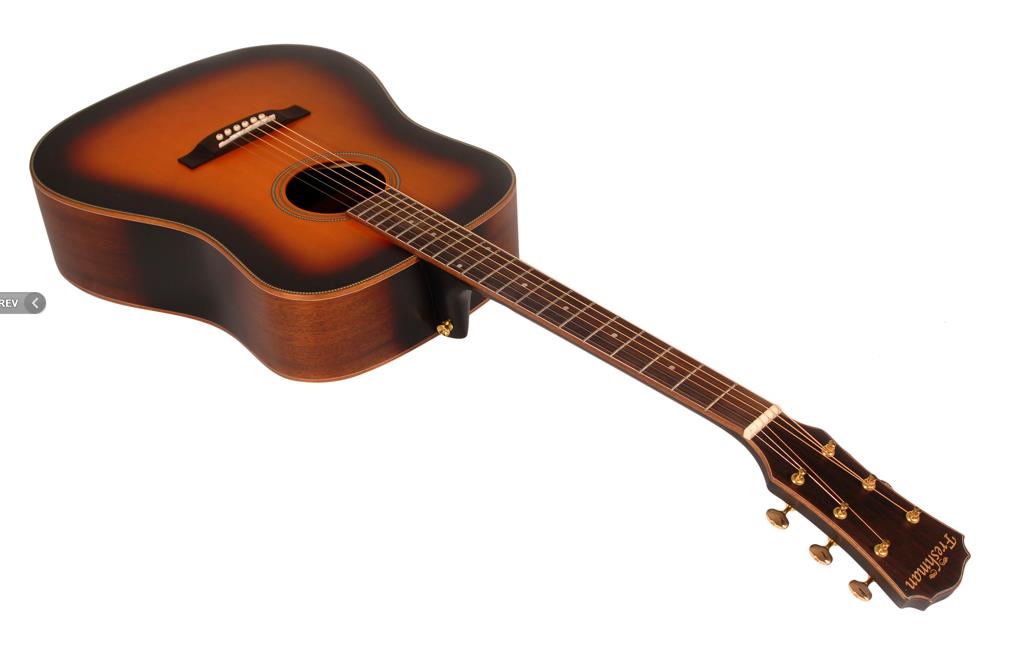 Freshman Songwriter Acoustic Guitar - Tobacco Sunburst Finish