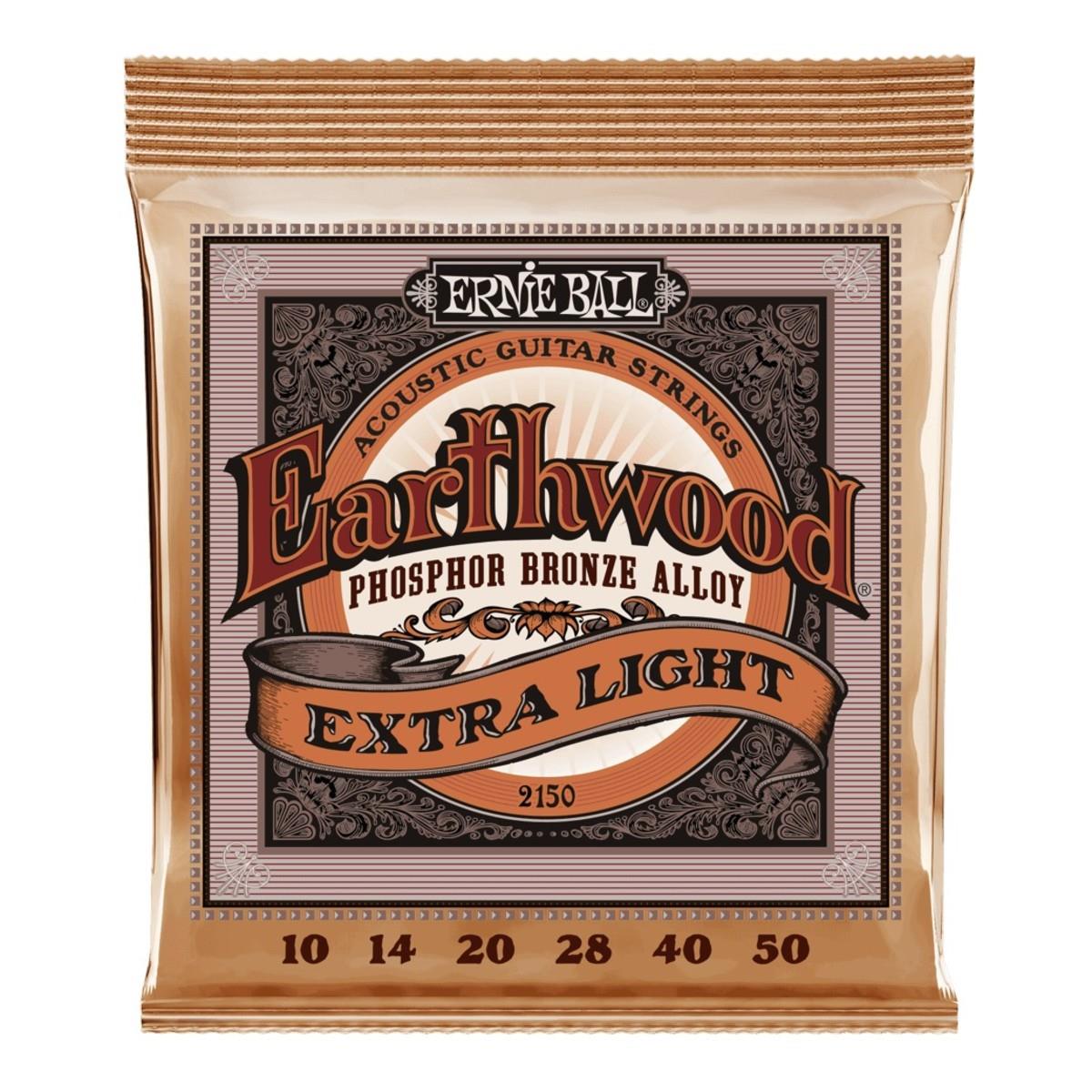 Ernie Ball Guitar Strings EW Phosphor Bronze Extra Light Set