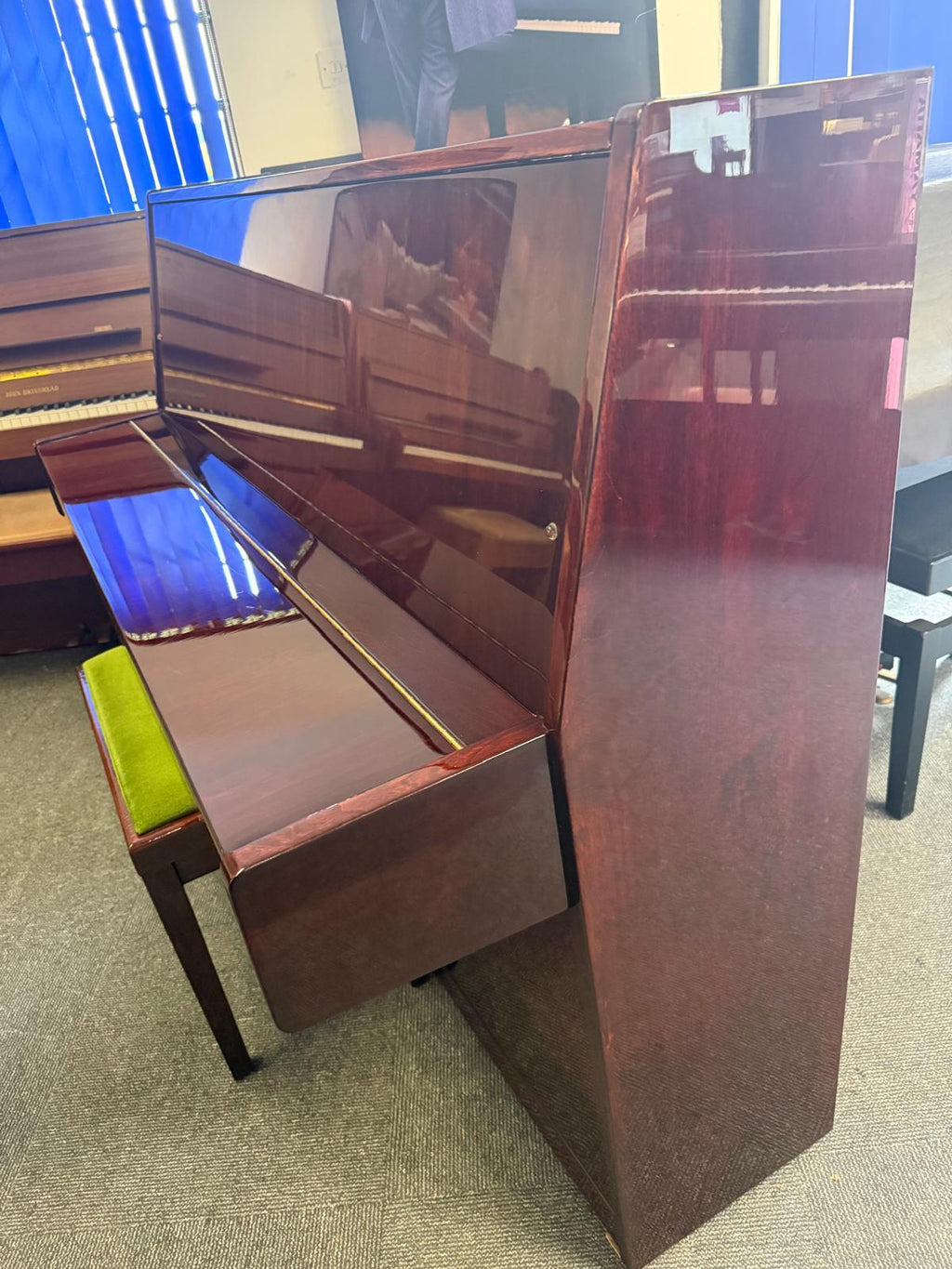 Dorffman Upright Piano - Polished Mahogany