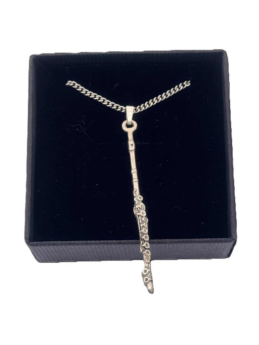 Flute Pewter Pendant