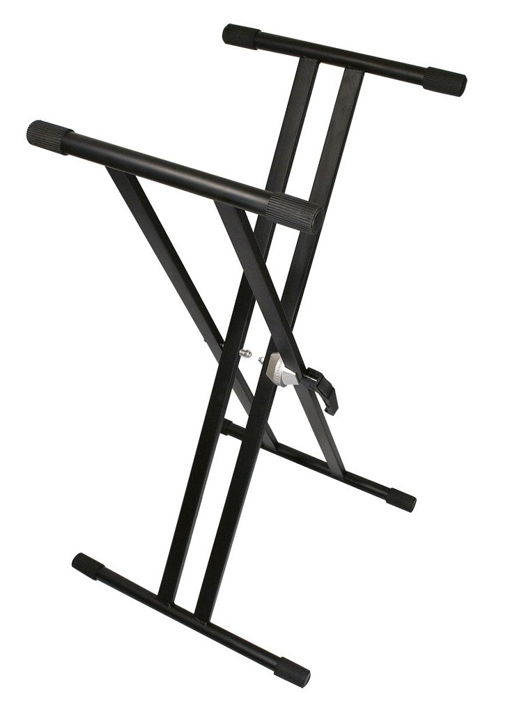 TGI Keyboard stand. Double Braced. Black