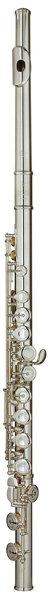 TREVOR JAMES PRIVILEGE FLUTE - TRADITIONAL LIP - SILVER LIP & RISER - OPEN HOLE