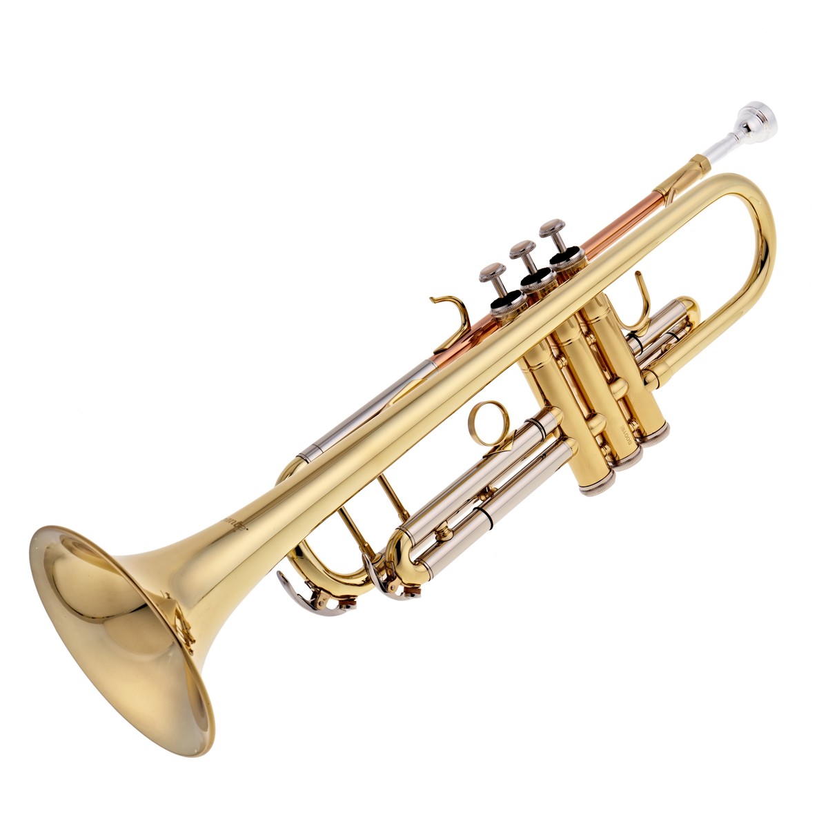 Stagg Levante Bb trumpet, TR5204 ML-bore, leadpipe in gold brass