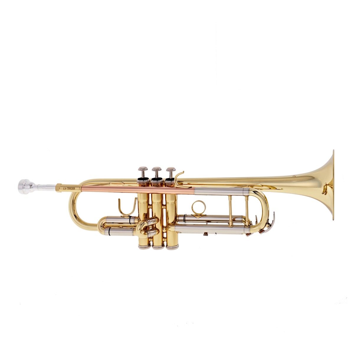Stagg Levante Bb trumpet, TR5204 ML-bore, leadpipe in gold brass