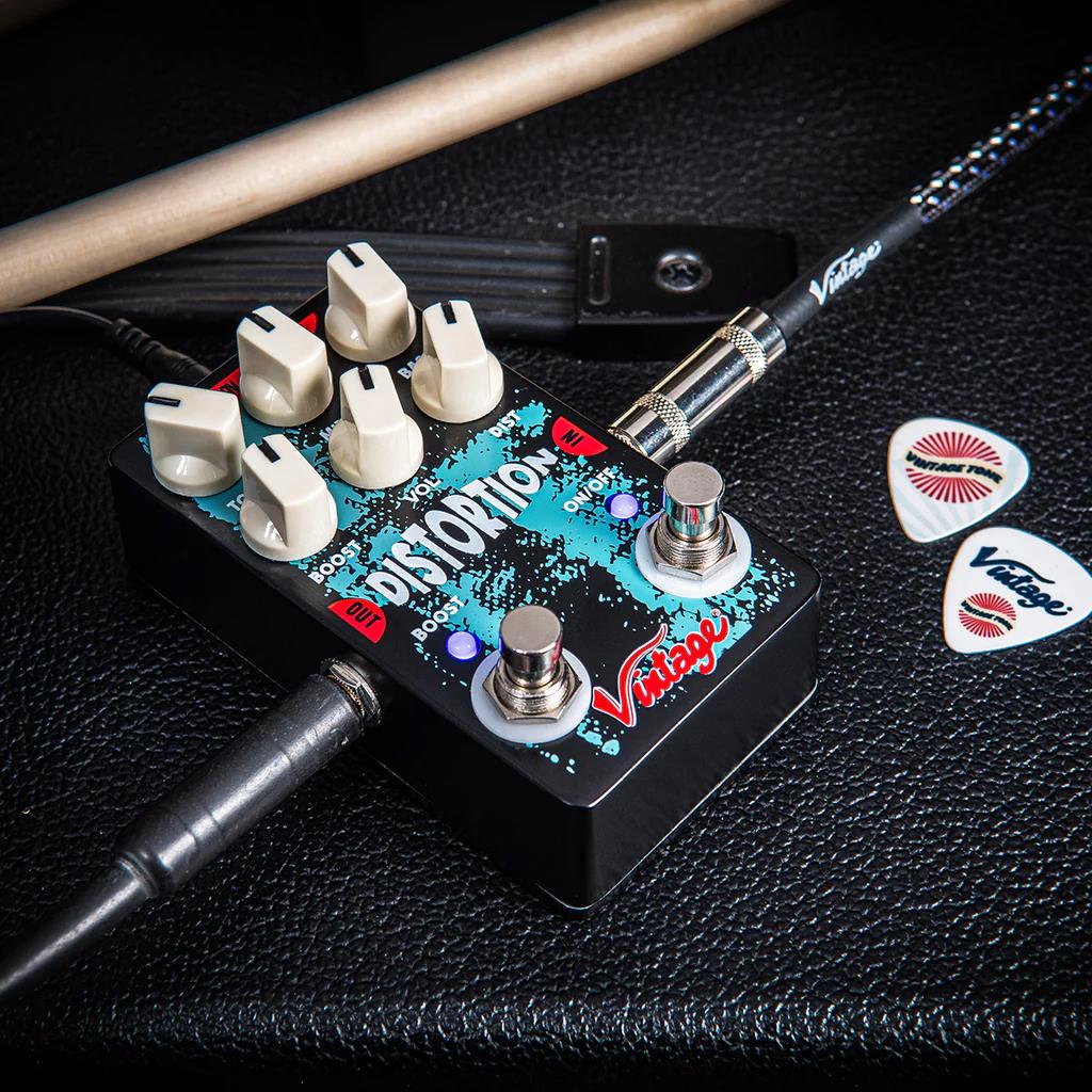 Vintage Distortion Effects Pedal