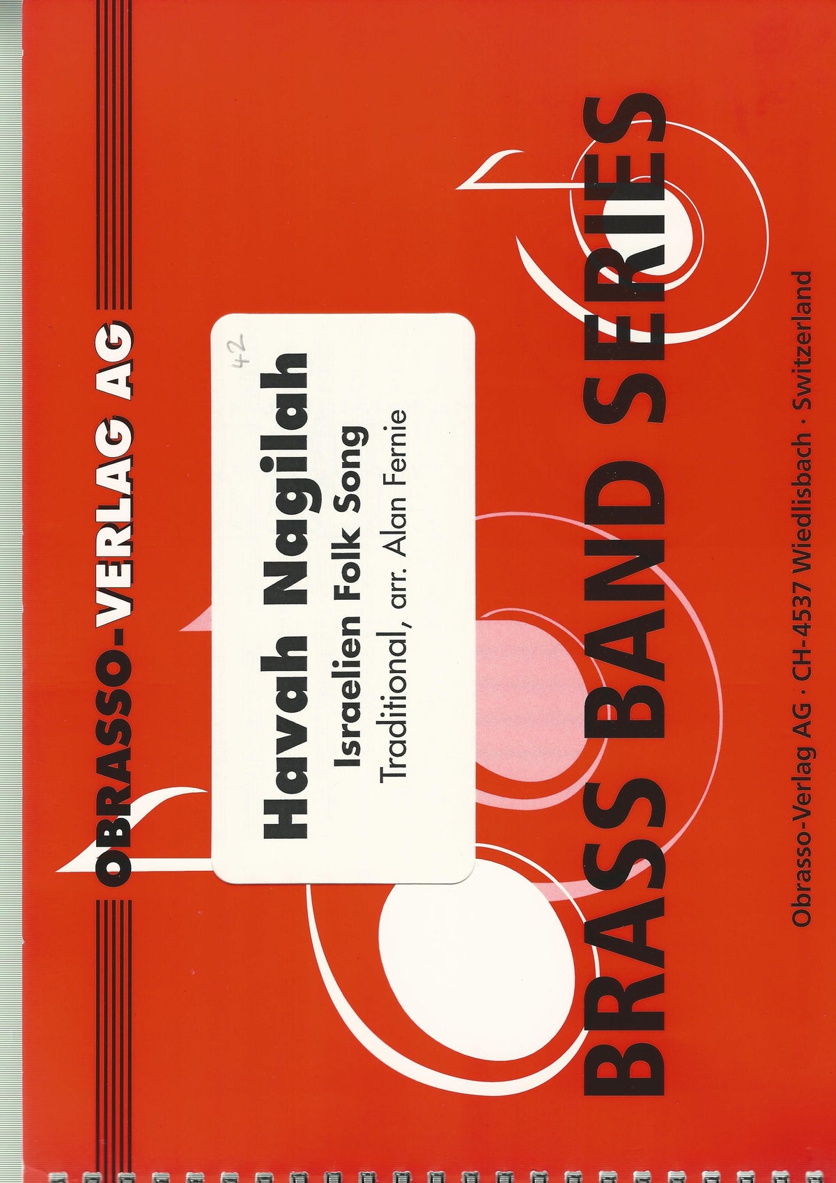 Havah Nagilah, Israelien Folk Song for Brass Band - Traditional, arr. Alan Fernie