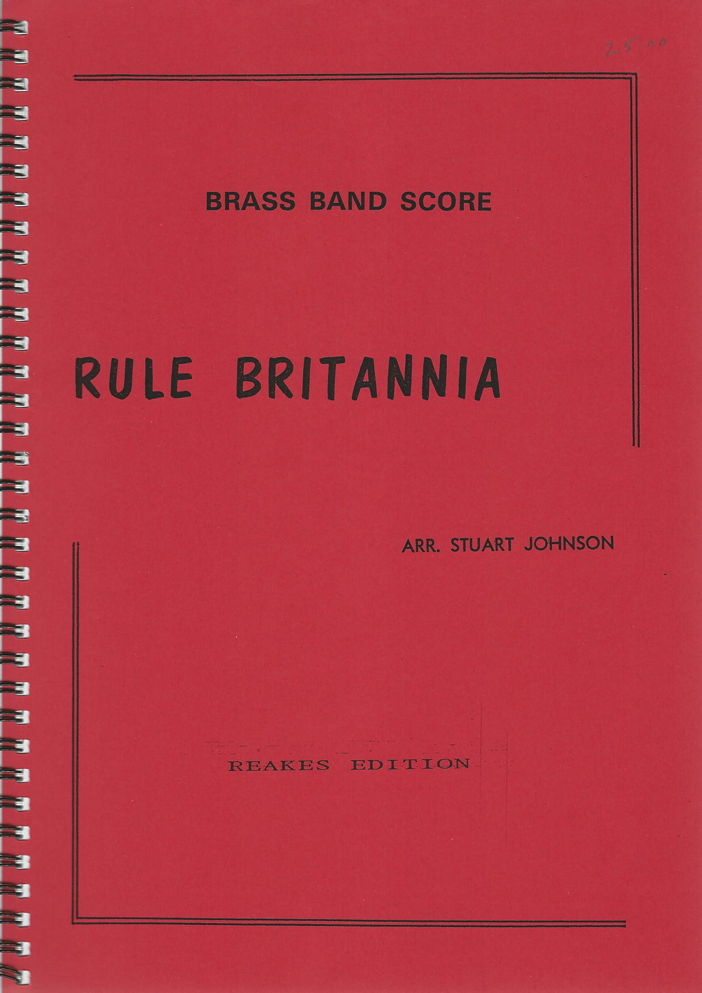 Rule Britannia for Brass Band - arr. Stuart Johnson