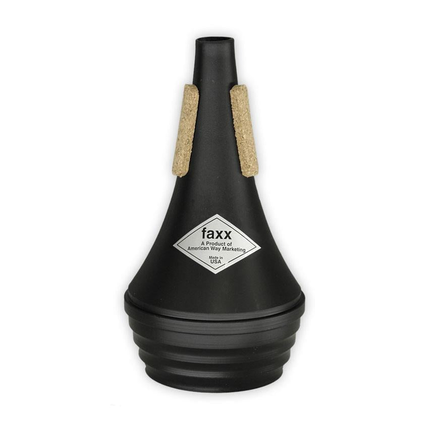 Faxx Trumpet Straight Mute - Black Plastic