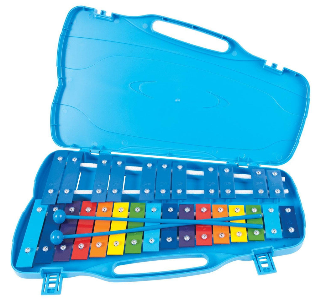PP G5-A7 27 Note Glockenspiel, Coloured Keys