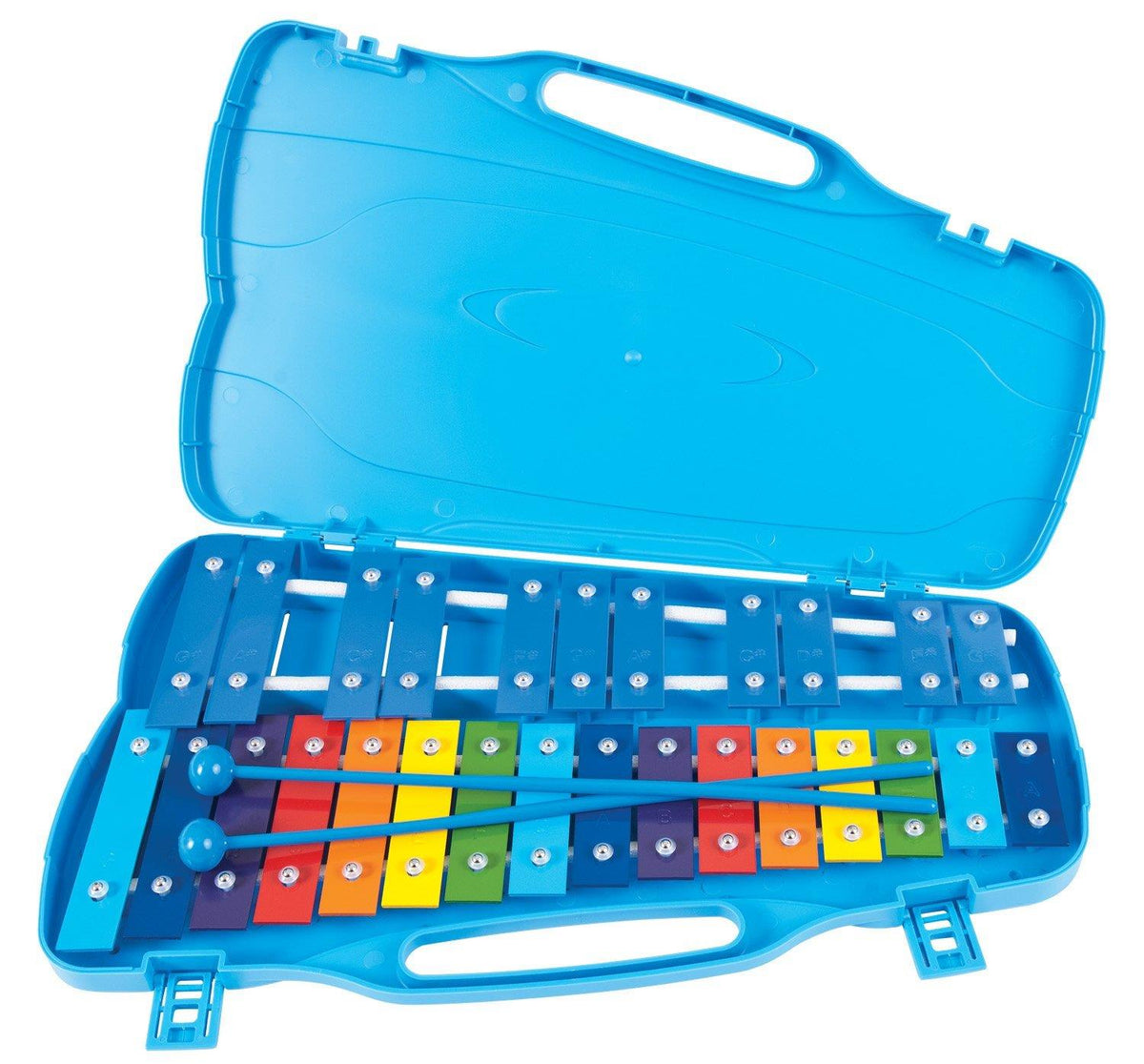 PP G5-A7 27 Note Glockenspiel, Coloured Keys