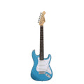 Aria STG Mini Electric Guitar, Metallic Blue