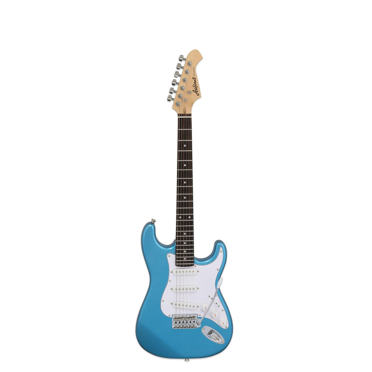 Aria STG Mini Electric Guitar, Metallic Blue