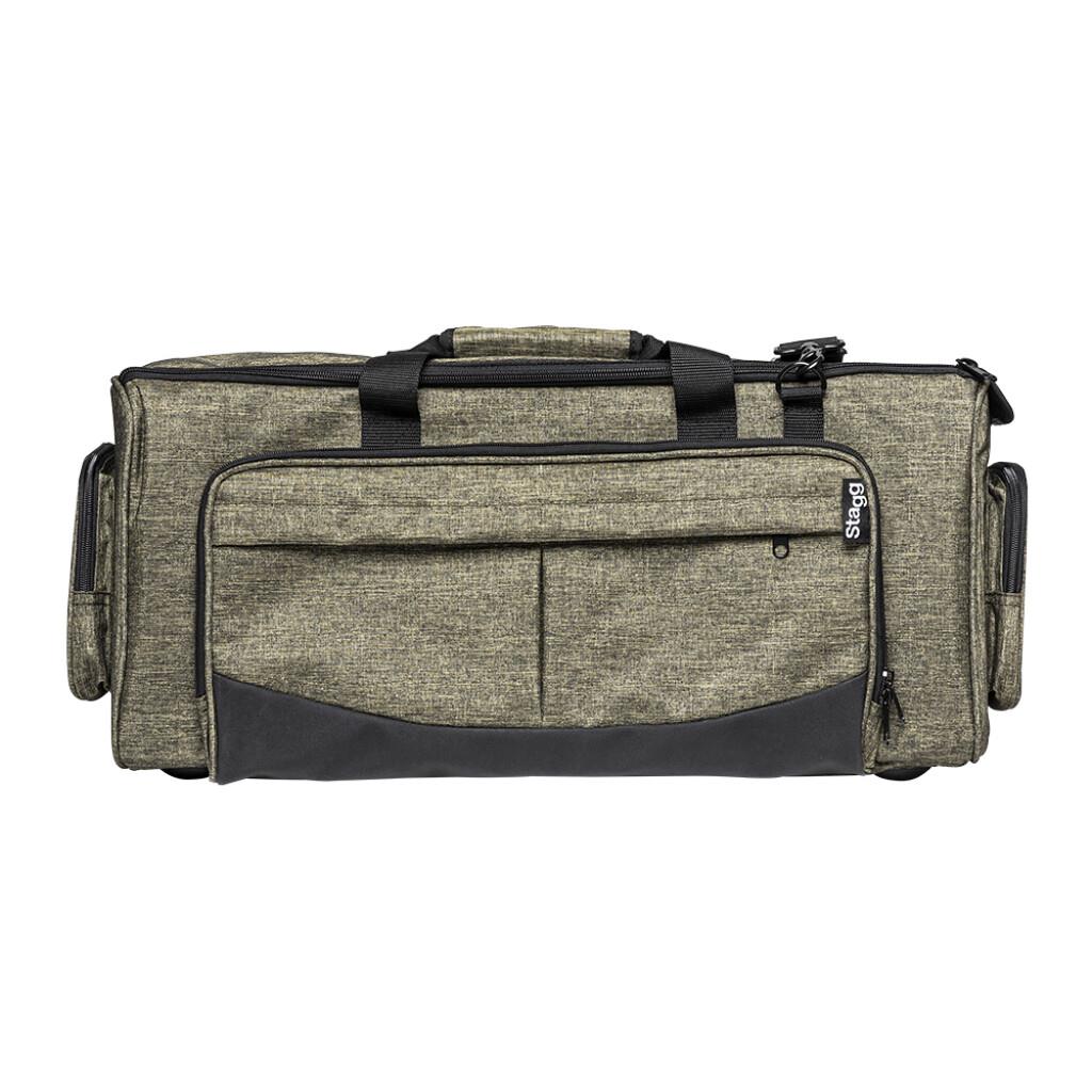 Stagg Bag for 2 trumpets, bright green