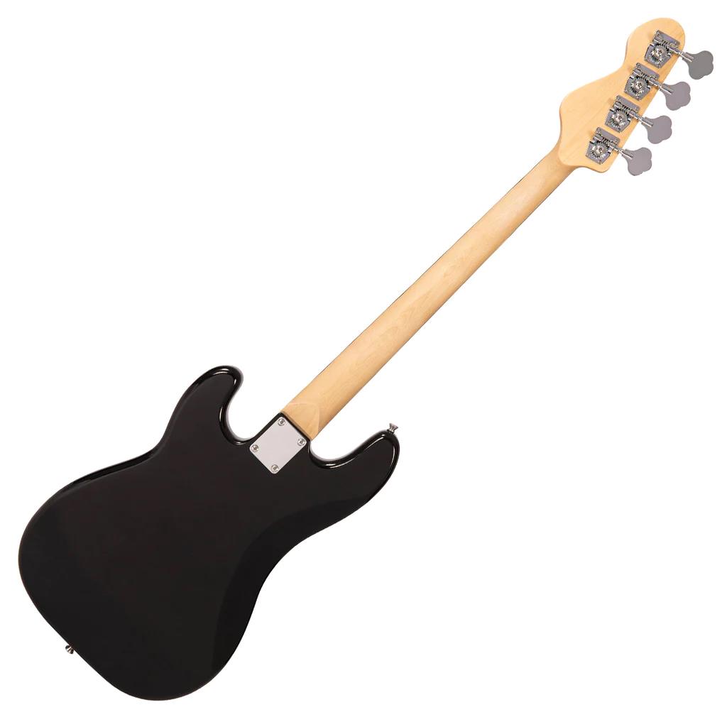 Vintage V40 Coaster Bass Guitar Pack - Gloss Black