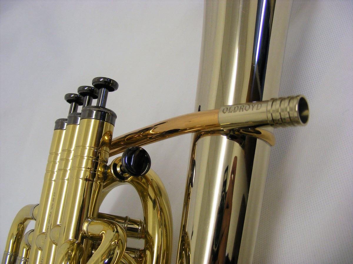 Geneva Oldroyd Cardinal Tenor Horn - Nickel, Rose Brass