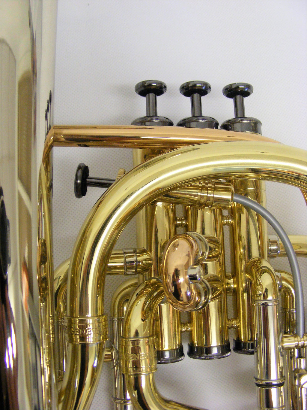 Geneva Oldroyd Cardinal Tenor Horn - Nickel, Rose Brass