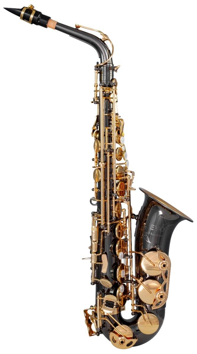 Trevor James EVO Alto Saxophone - Black Gloss, Gold Keys