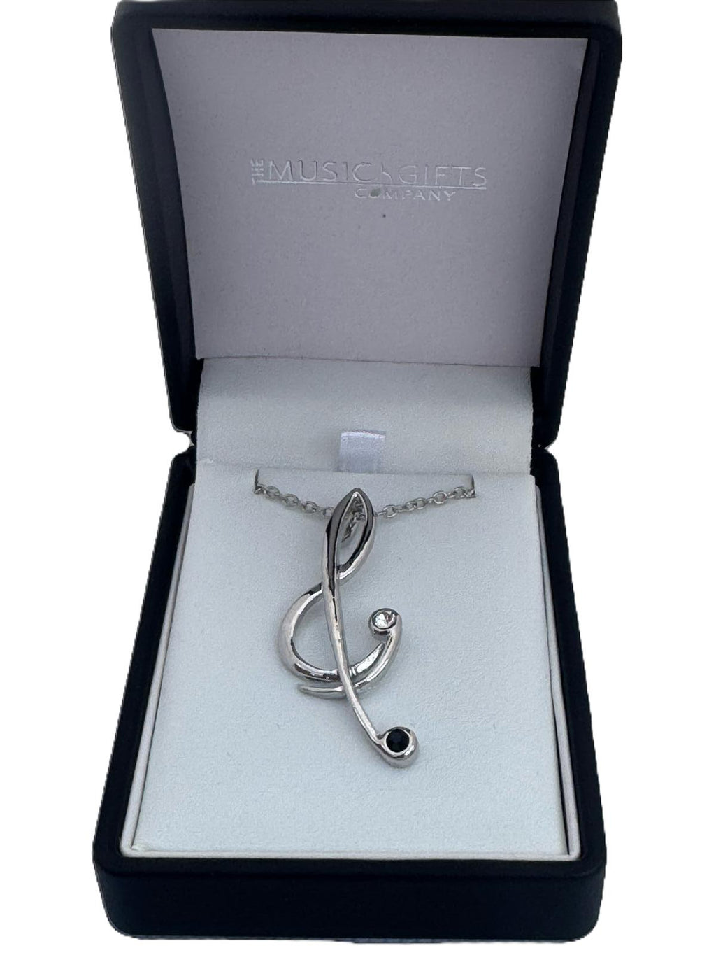 Pendant Silver Plate Treble Clef
