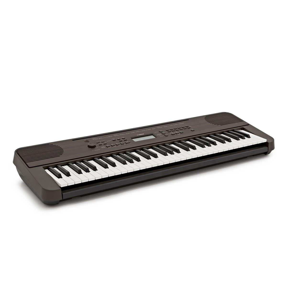 Yamaha PSR-E360 Digital Keyboard - Dark Walnut