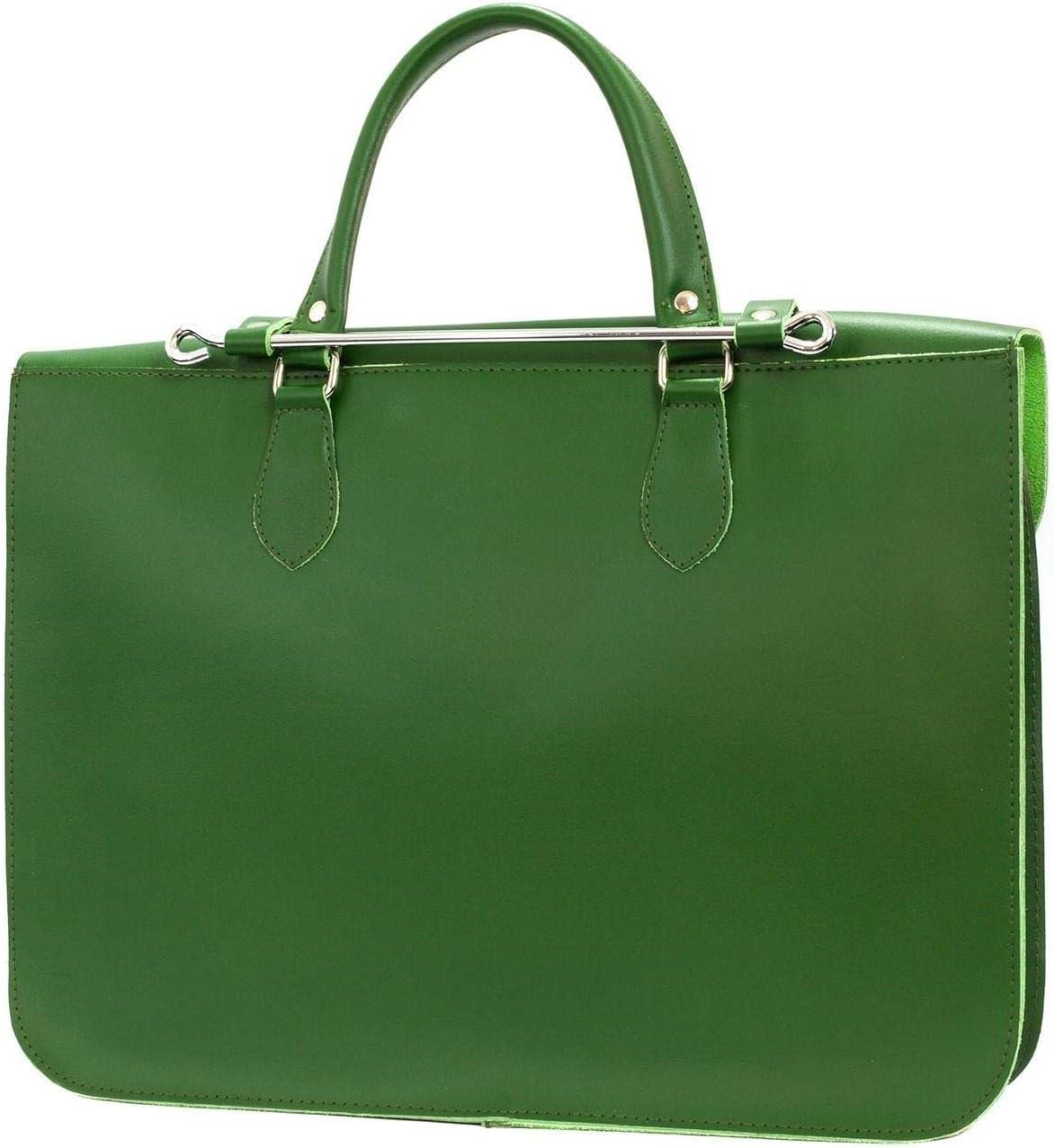 Montford Leather Music Case - Olive Green