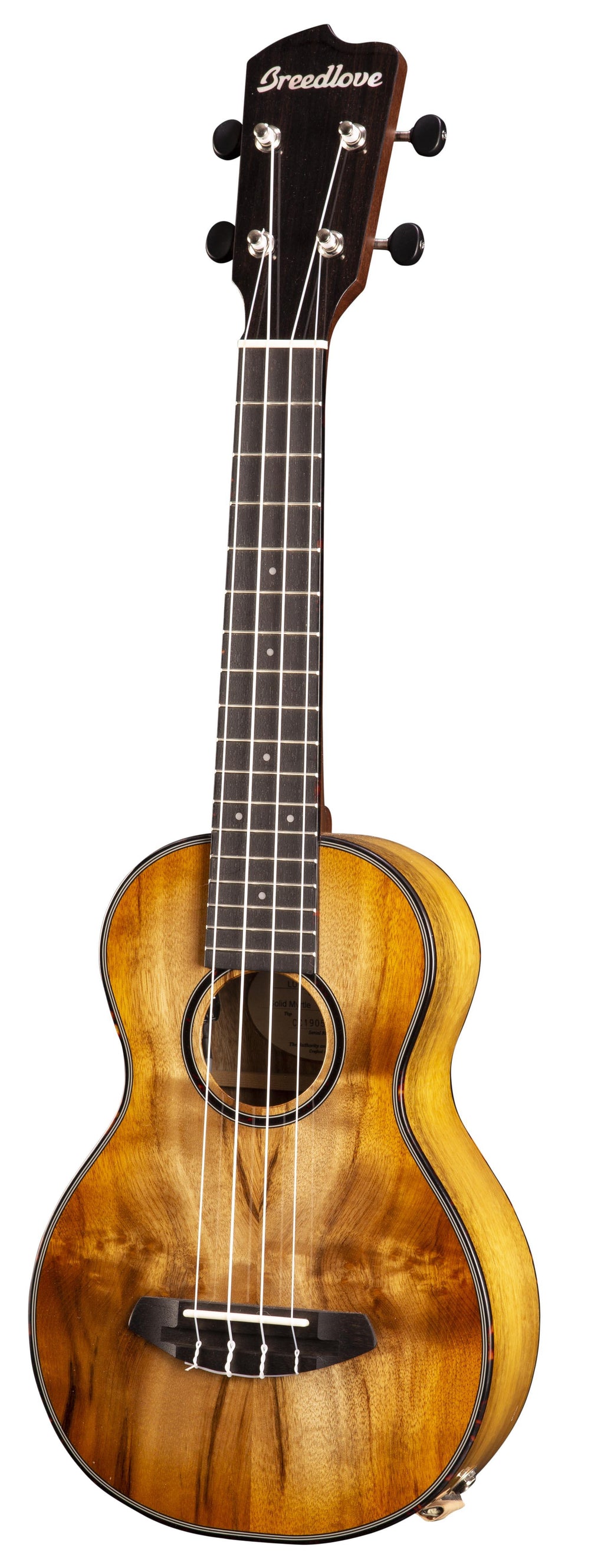 Breedlove Lu'au Concert Ukulele CE - Myrtyl Wood Natural Shadow