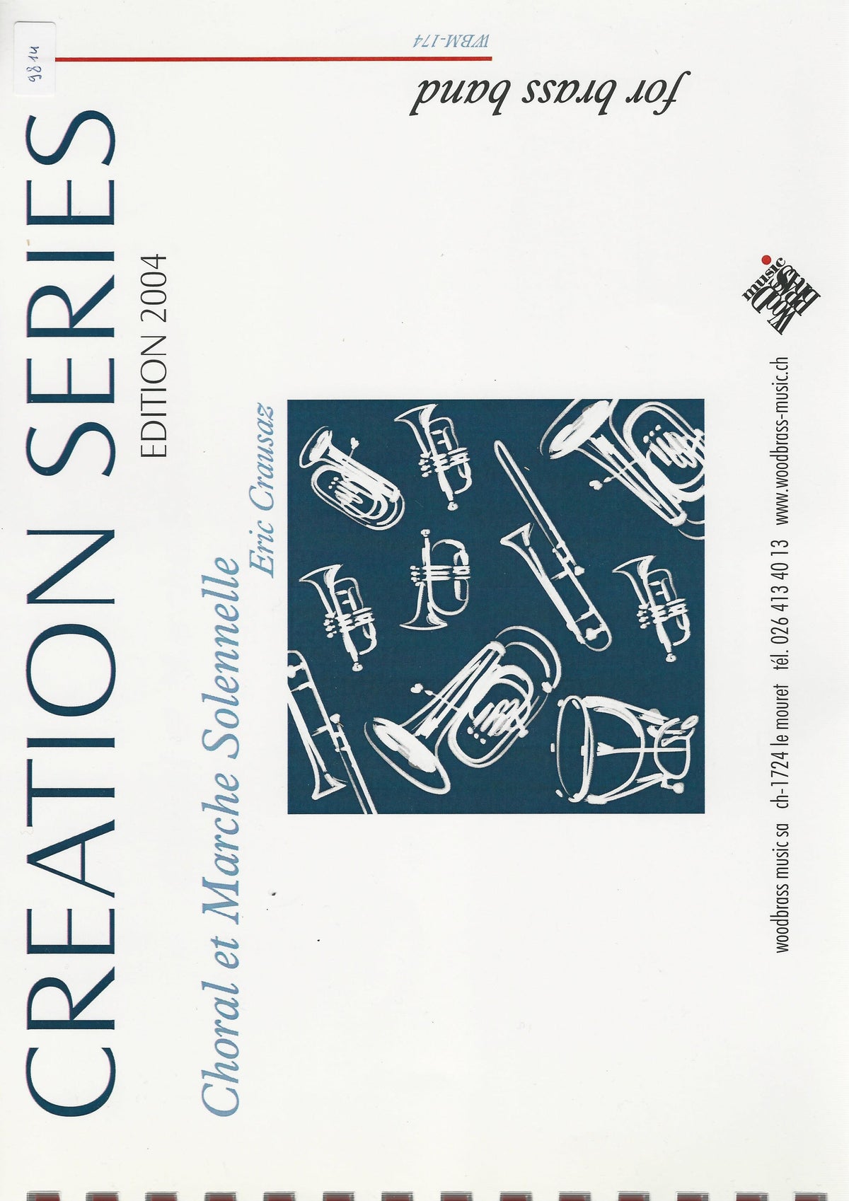 Choral et Marche Solennelle for Brass Band - Eric Crausaz