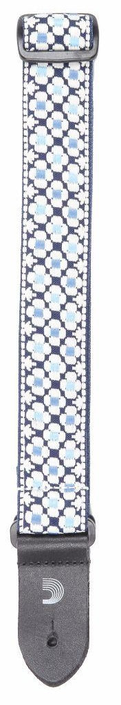 D'Addario 1.5 UKE Strap Jaquard - Blue
