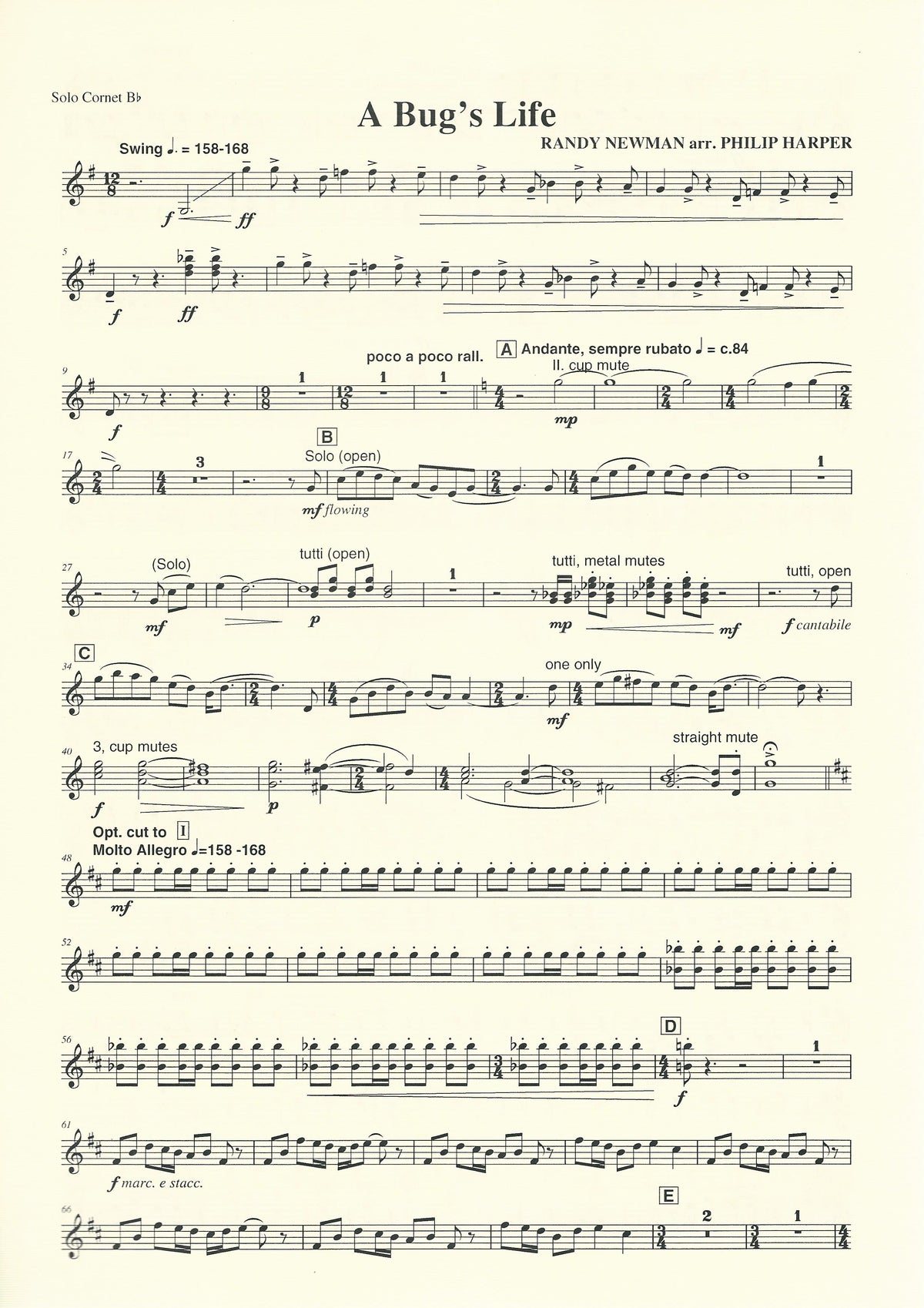 A Bugs Life for Brass Band - Randy Newman, arr. Philip Harper