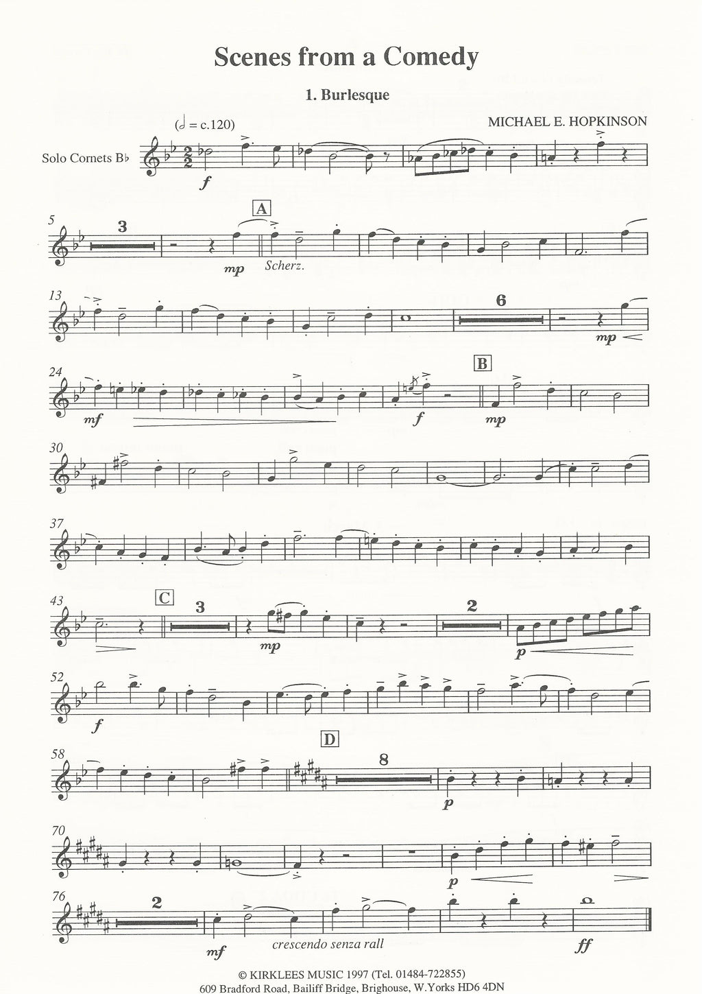 Scenes from a Comedy for Brass Band - Michael E. Hopkinson