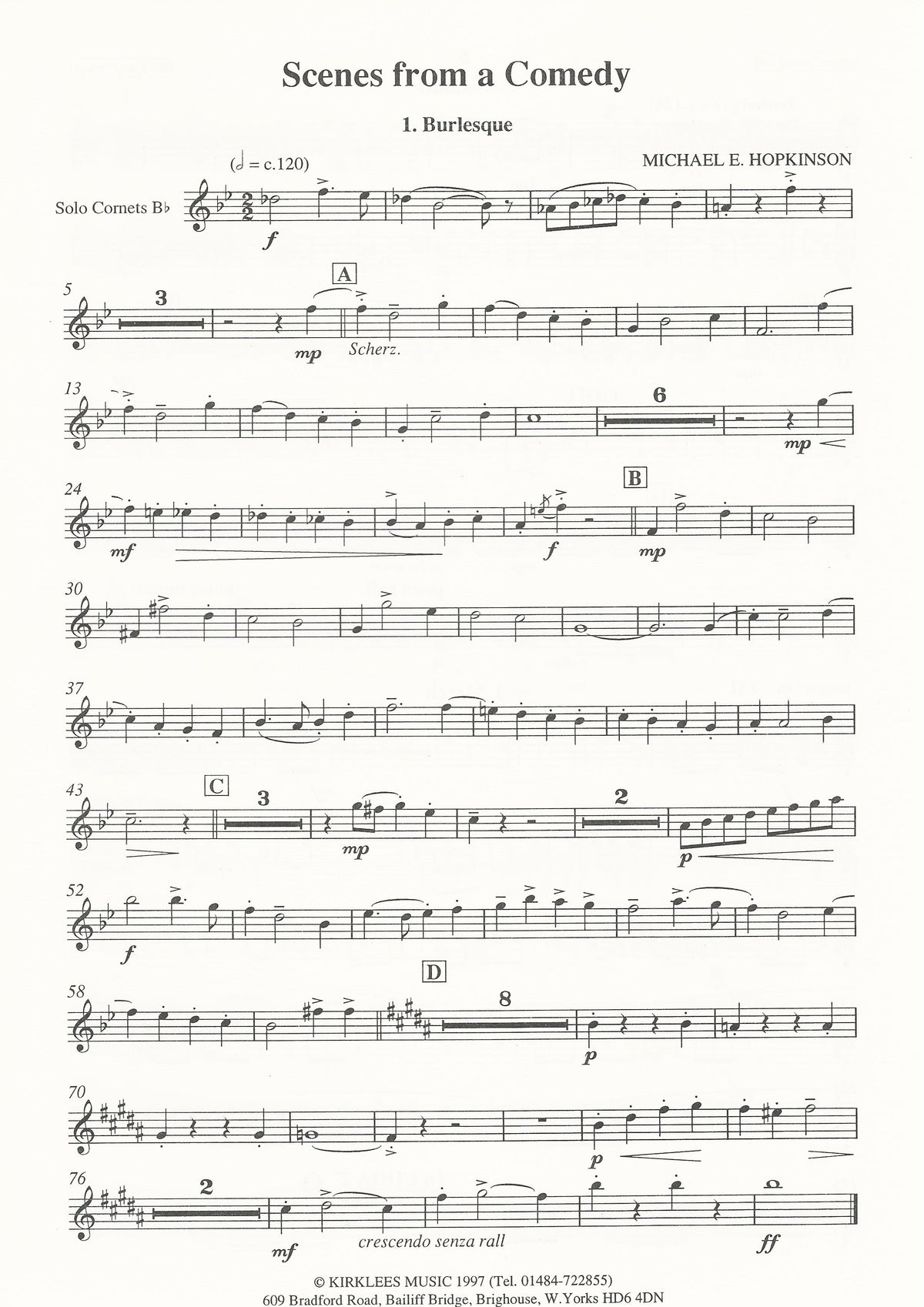 Scenes from a Comedy for Brass Band - Michael E. Hopkinson