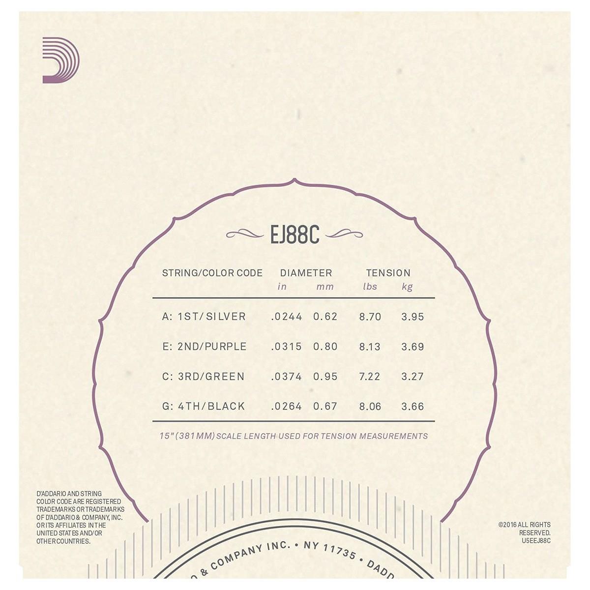 D'Addario Nyltech Concert Ukulele Strings