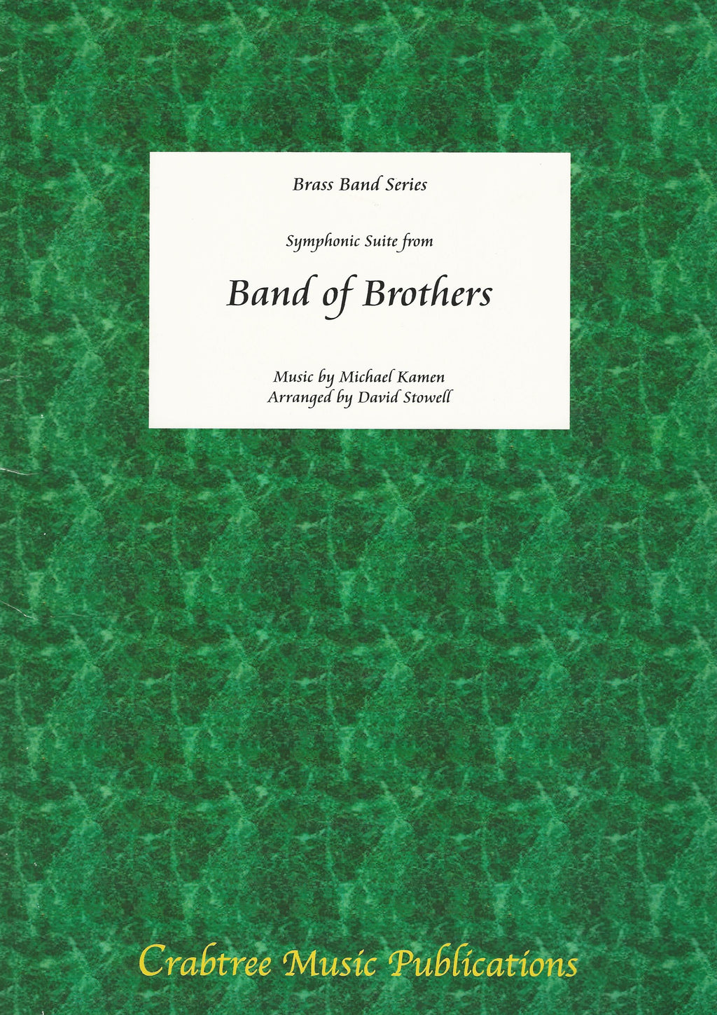 Band of Brothers for Brass Band - Michael Kamen, arr. David Stowell