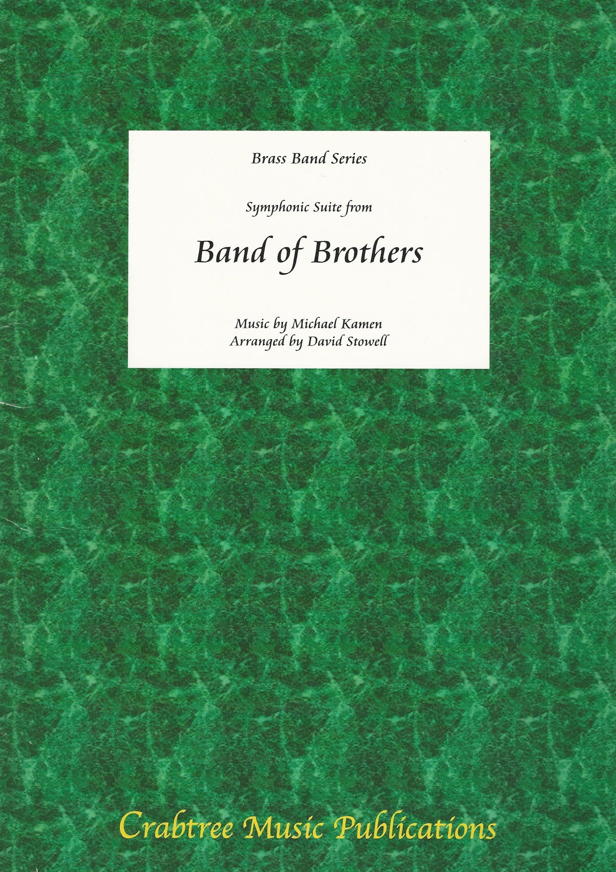 Band of Brothers for Brass Band - Michael Kamen, arr. David Stowell