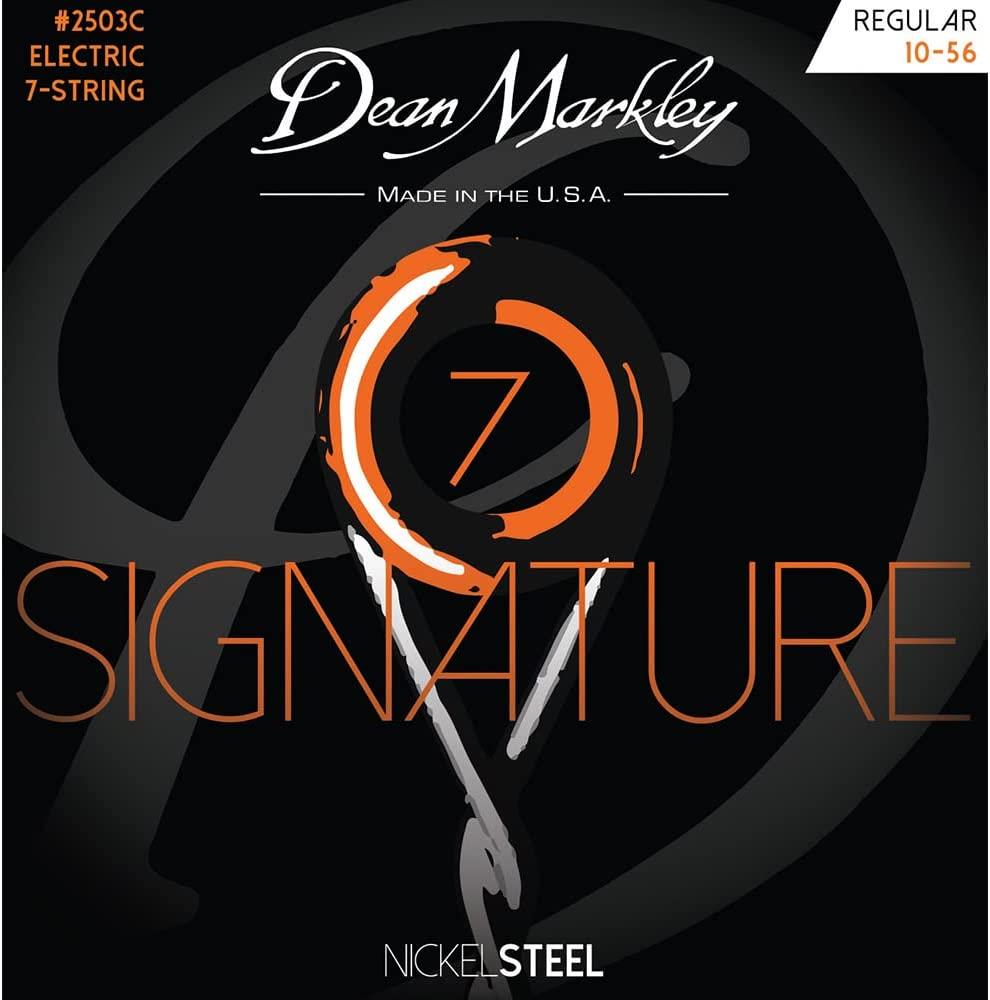 Dean Markley Nickelsteel Electric Guitar Stings Regular 7str 10-56